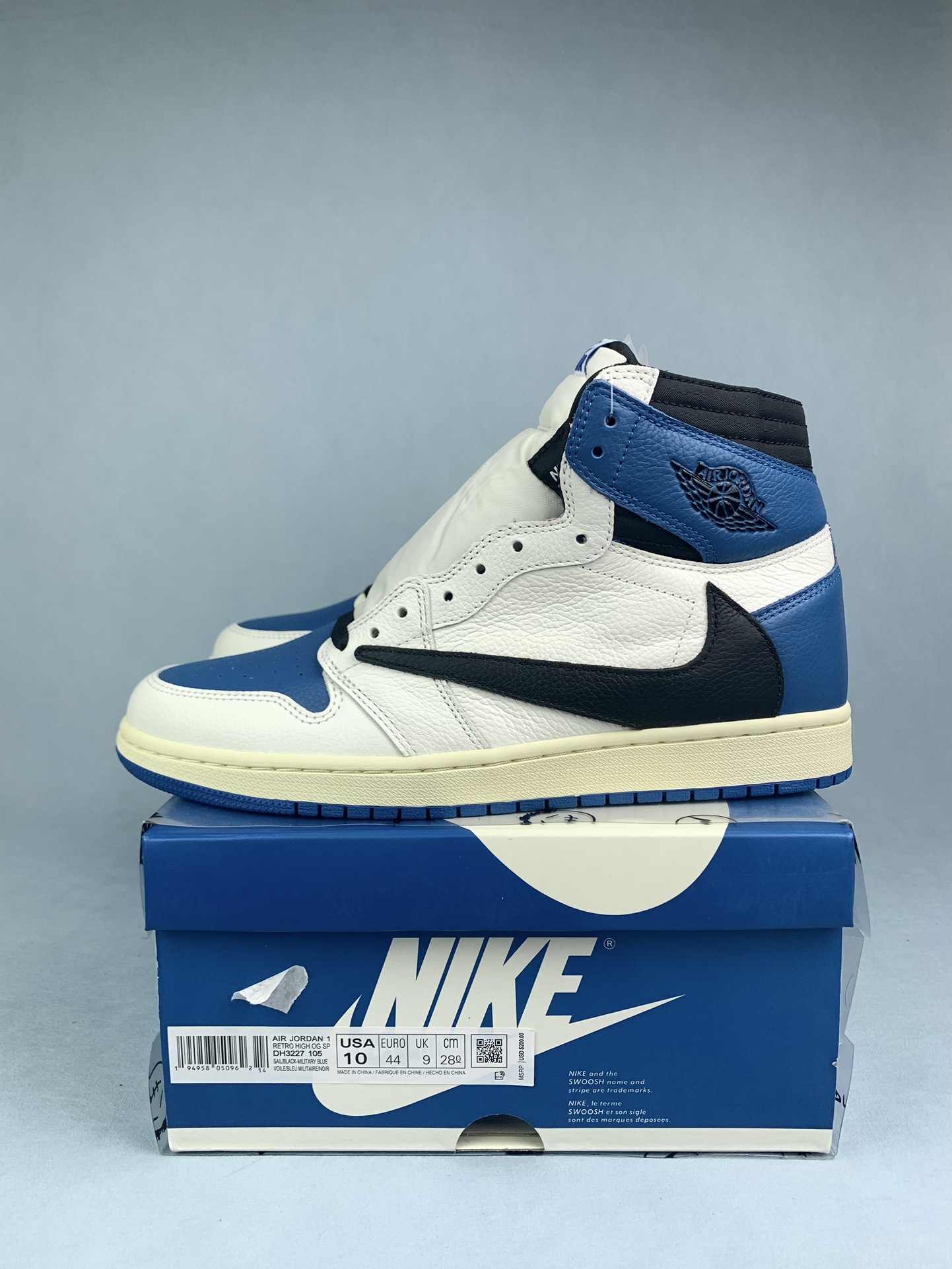 Travis Scott x Fragment x Air Jordan 1 High OG Shoes