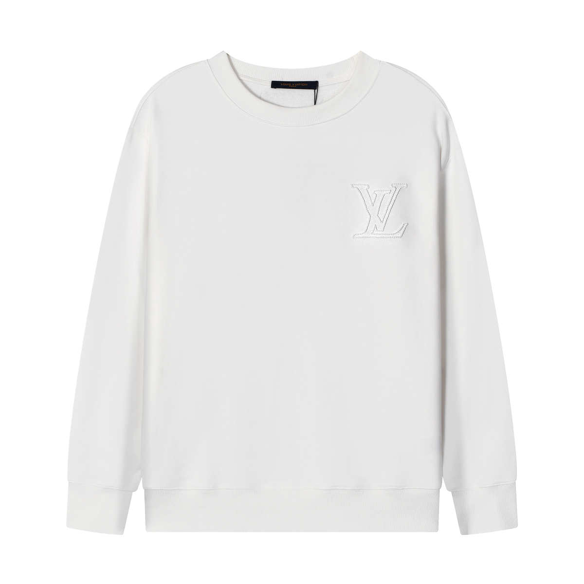 Fashion Logo Embroidered Print Long Sleeve Sweatshirt