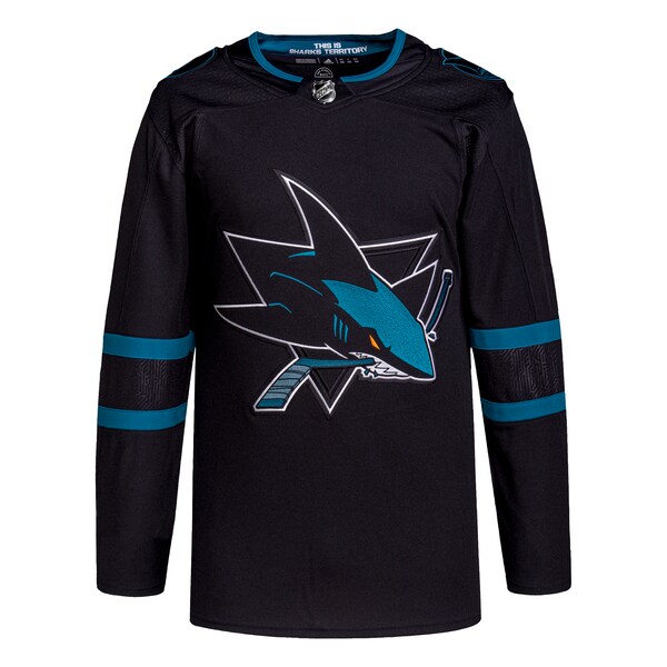 San Jose Sharks adidas Men's Alternate Primegreen Authentic Jersey - Black