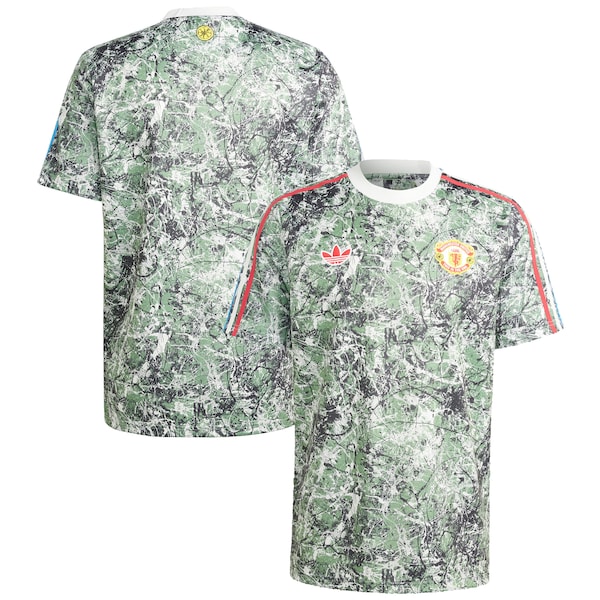 Manchester United x Stone Roses adidas Originals 2023/24 Icon Jersey - Green