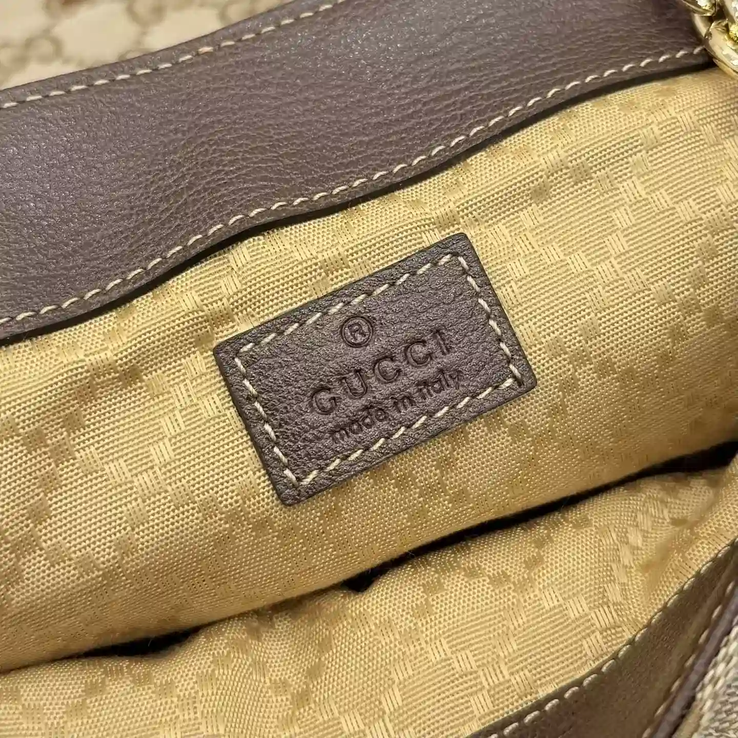 Gucci Brown Generation GG Supreme Canvas Crossbody Bag product photo from LabelPicks