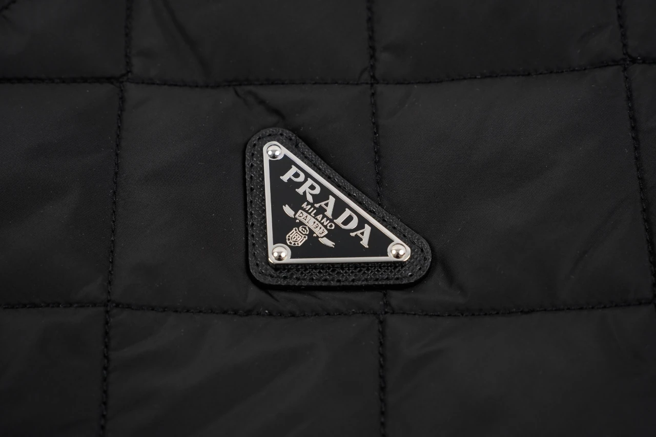 Prada Black Diamond Quilted Padded Jacket product photo from LabelPicks