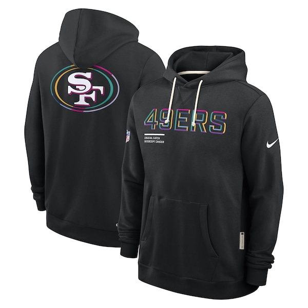 San Francisco 49ers Nike 2025 NFL Crucial Catch Sideline Standard Issue Dri-FIT Hoodie - Black
