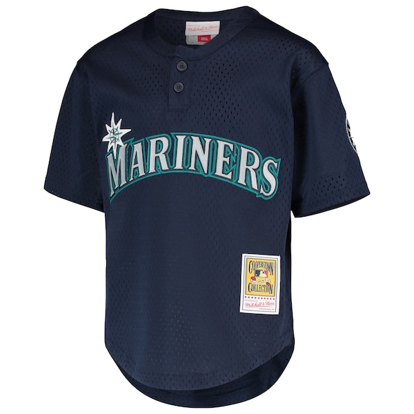 Ichiro Suzuki Seattle Mariners Youth Cooperstown Collection Mesh Batting Practice Jersey - Navy