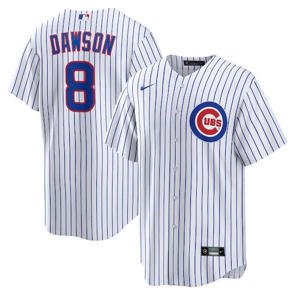 Andre Dawson Chicago Cubs Nike Home Retired Player Replica Jersey - White