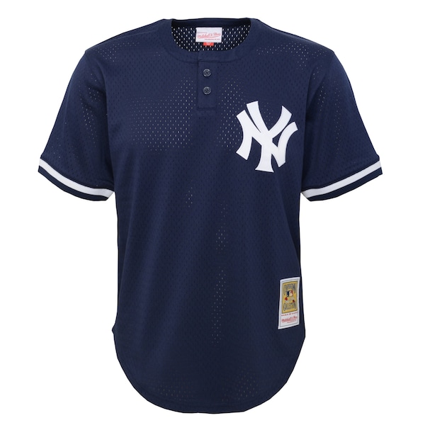 Mariano Rivera New York Yankees Youth Cooperstown Collection Mesh Batting Practice Jersey - Navy