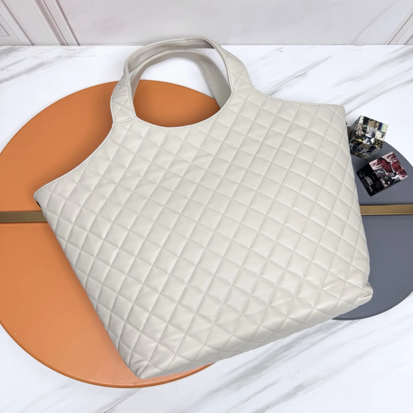 Saint Laurent Lambskin Icare Tote Bag product photo from LabelPicks