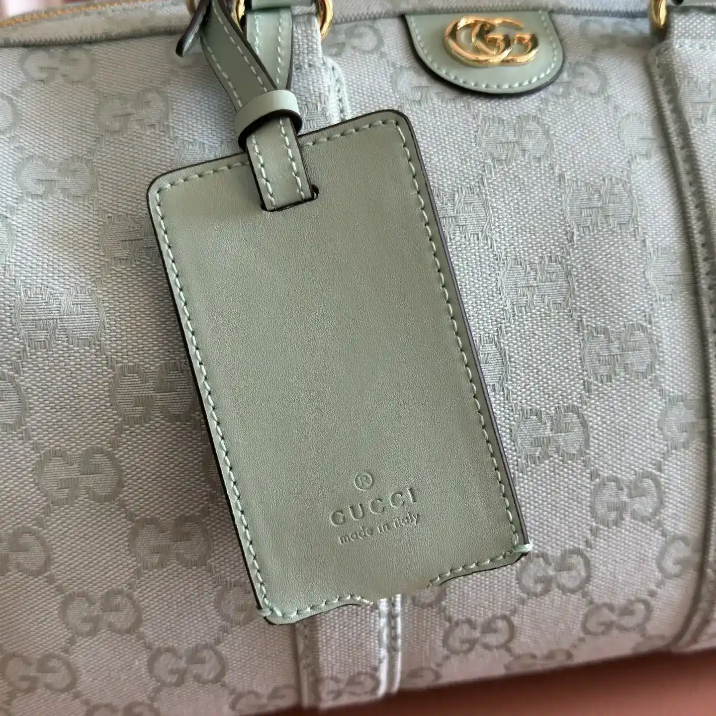 Gucci Ophidia Green GG Supreme Canvas Top Handle Bag product photo from LabelPicks