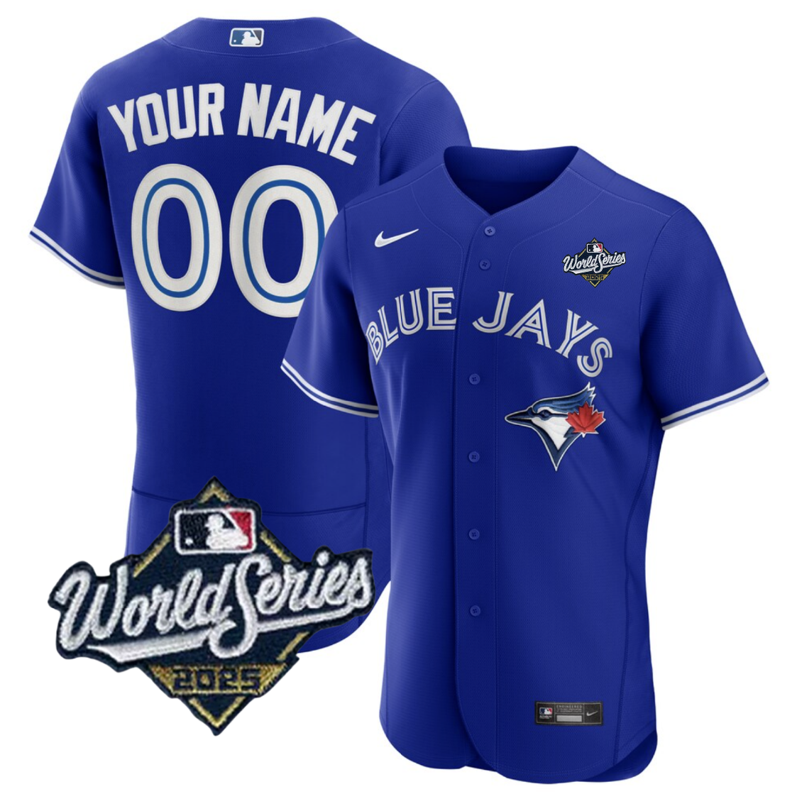 Toronto Blue Jays Nike 2025 World Series Home Limited Player Jersey - Royal
