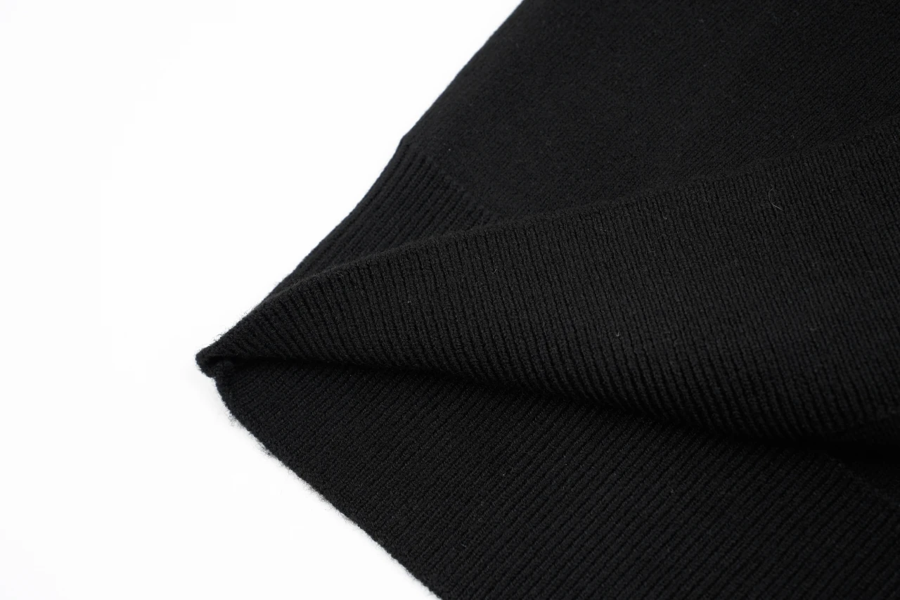 LOEWE Black Tonal Anagram Wool Hooded Jacket product photo from LabelPicks