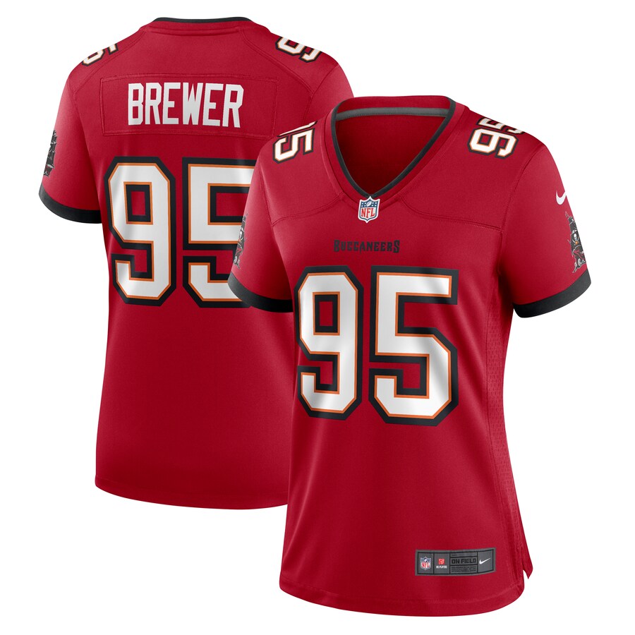 CJ Brewer Tampa Bay Buccaneers Nike Women's Team Game Jersey -  Red