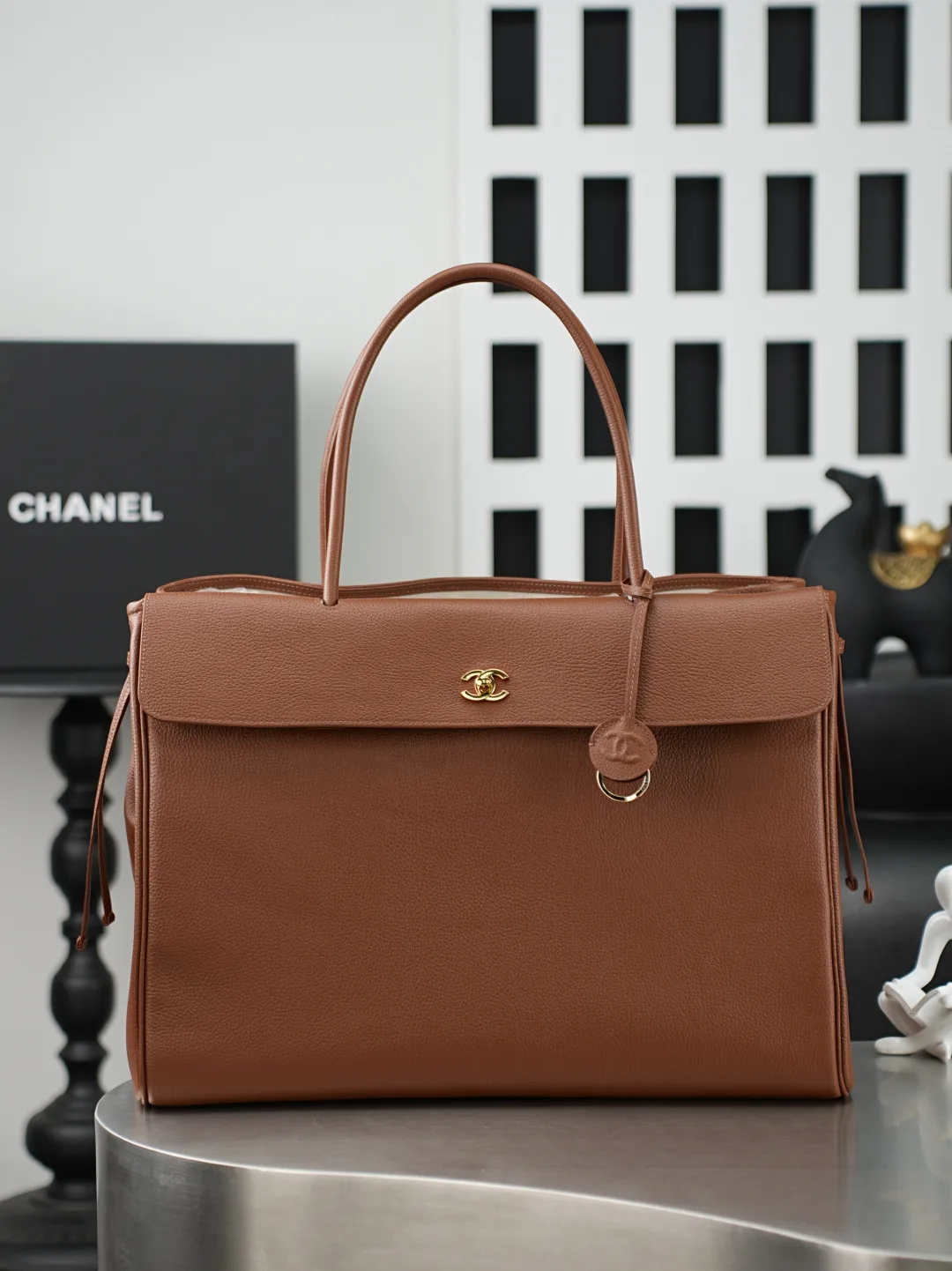 Chanel Grained Leather Tote Bag product photo from LabelPicks