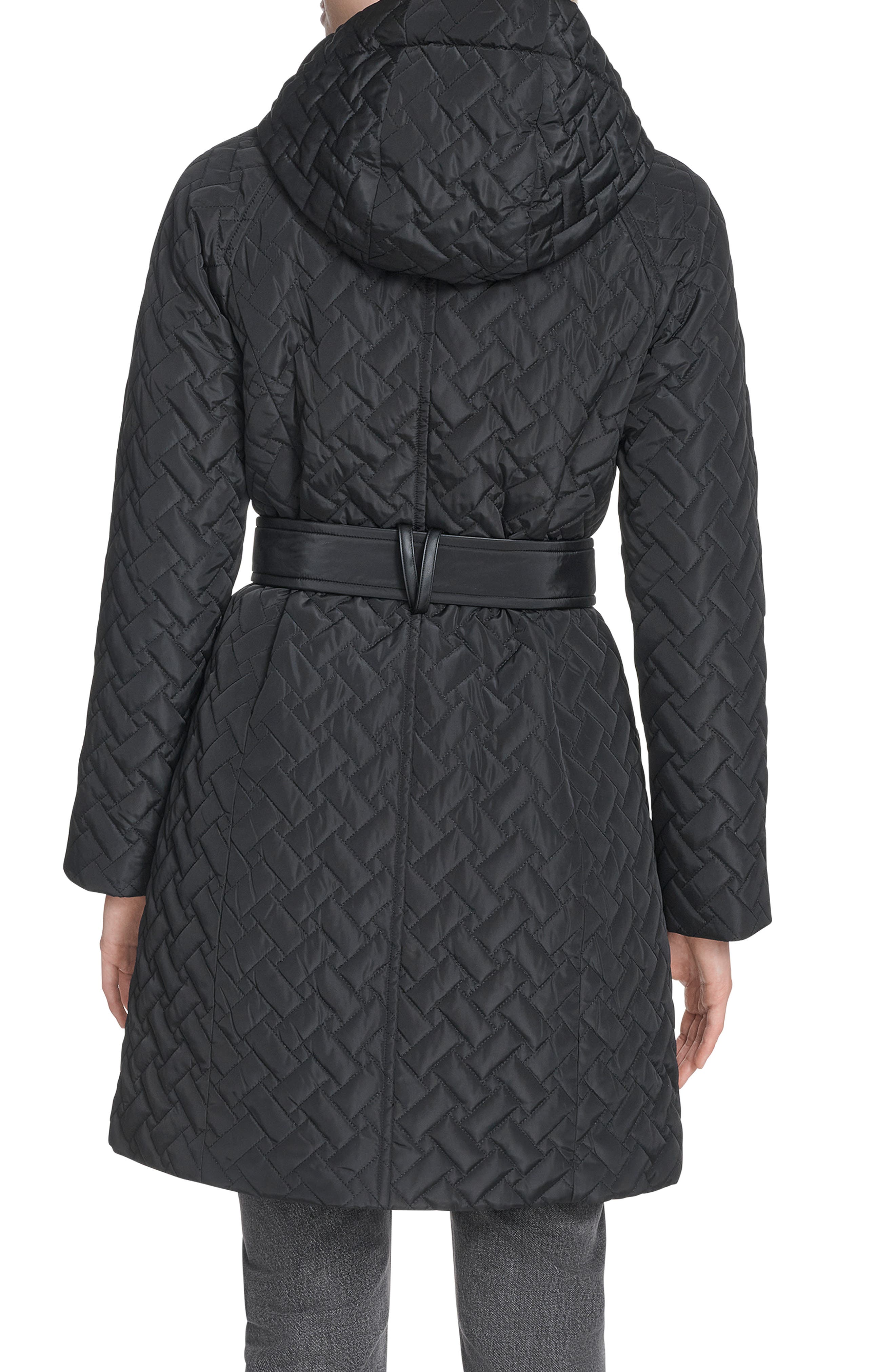 Cole Haan Belted Quilted Jacket