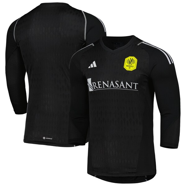 Nashville SC adidas 2024 Goalkeeper Long Sleeve Replica Jersey - Black