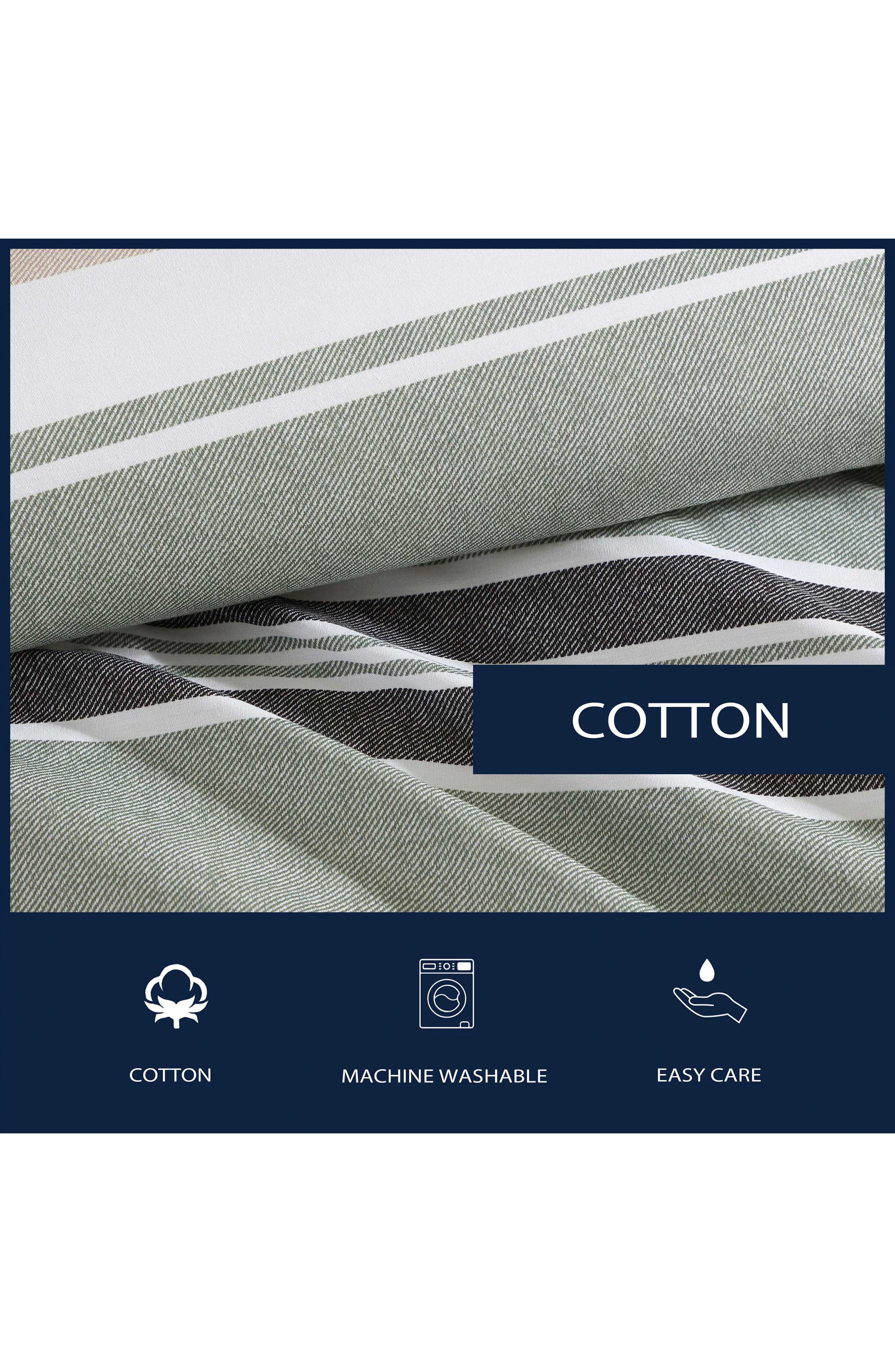 Nautica Prospect Harbor Stripe Cotton Twin Comforter Set