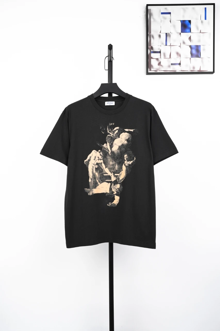 Off-White Black Saint Matthew Painting T-Shirt product photo from LabelPicks