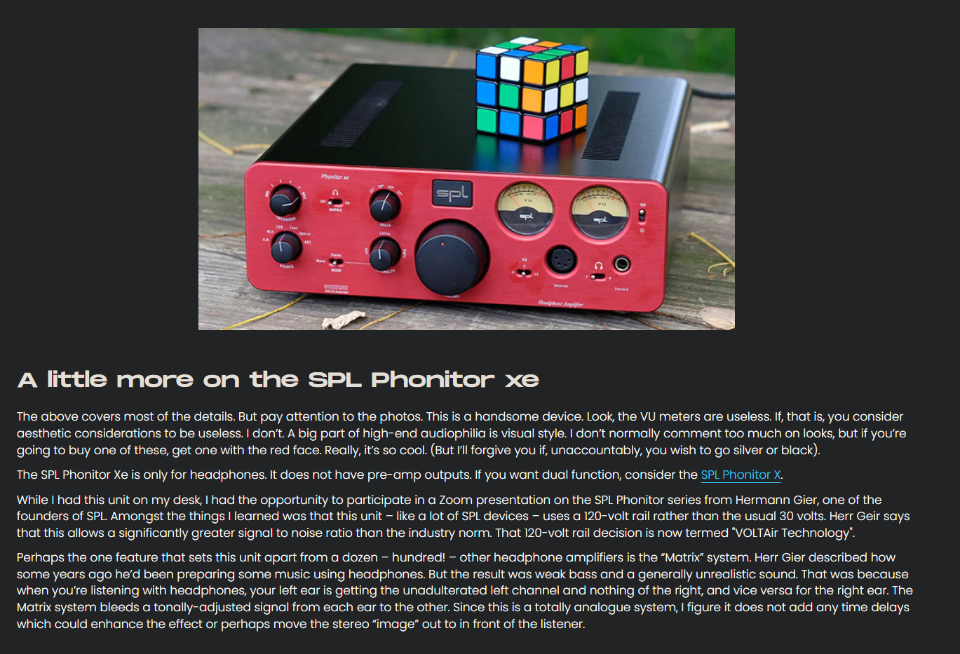 SPL Phonitor E Balanced DAC and Headphone Amp/Preamp Amplifier Brand New - GreshamTech