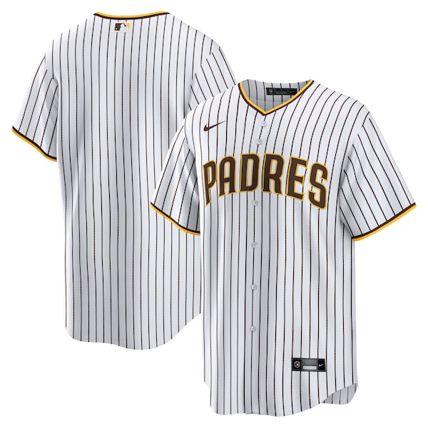 San Diego Padres Nike Home Blank Replica Jersey - White