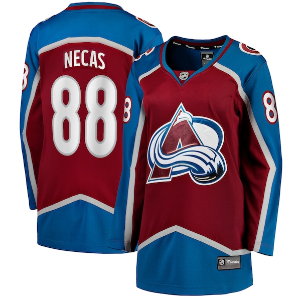 Martin Necas Colorado Avalanche  Women's  Breakaway Player Jersey - Burgundy