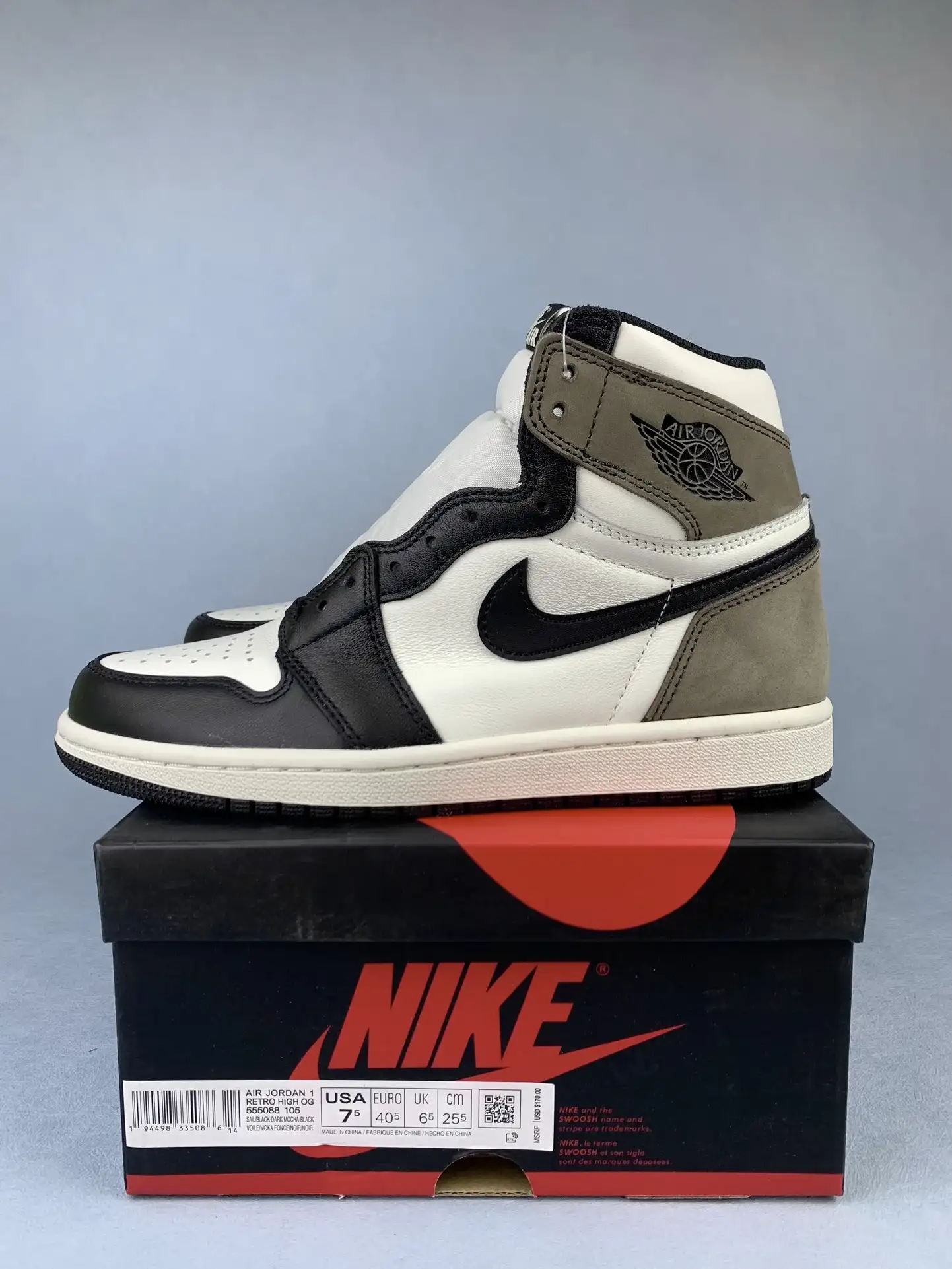 Air Jordan 1 Retro High OG “Dark Mocha” Shoes product photo from LabelPicks