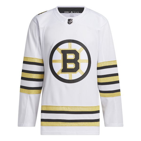 Boston Bruins adidas Away Primegreen Authentic Jersey - White