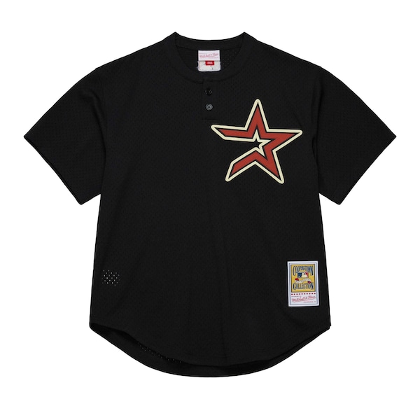Jeff Bagwell Houston Astros Cooperstown Mesh Batting Practice Jersey - Black