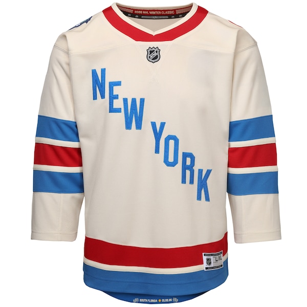 Mika Zibanejad New York Rangers Outerstuff Preschool 2026 NHL Winter Classic Premier Jersey - White