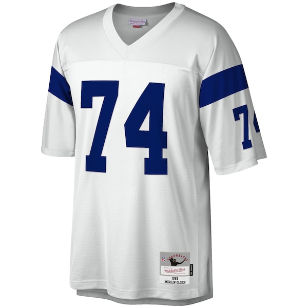 Merlin Olsen Los Angeles Rams Legacy Replica Jersey - White