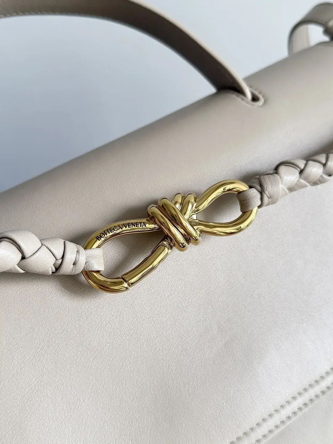 Bottega Veneta Knot Intrecciato Woven Leather Top Handle Bag product photo from LabelPicks