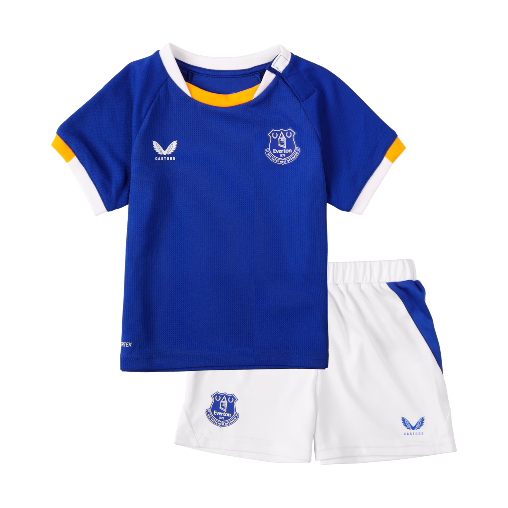 Everton Kids' Home Kit + Shorts for 2026/27 Season