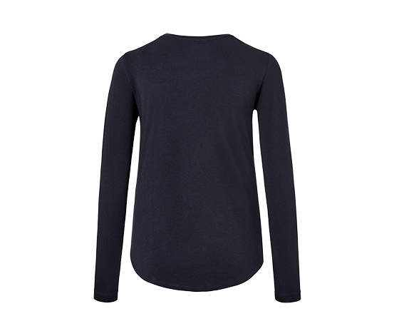 Langarm-Sportshirt, dunkelblau
