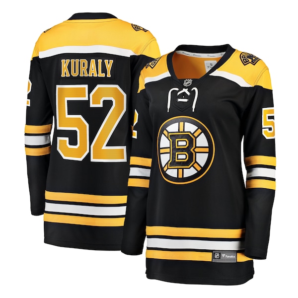 Sean Kuraly Boston Bruins  Women's Home Breakaway Jersey - Black