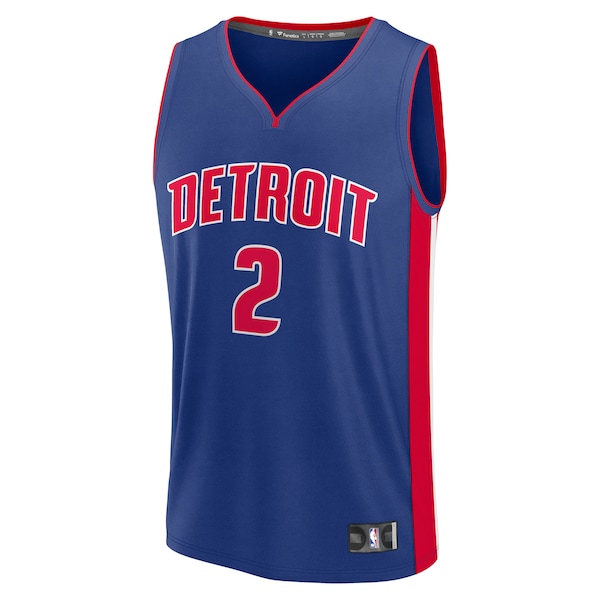 Cade Cunningham Detroit Pistons  Fast Break Replica Player Jersey - Icon Edition - Blue