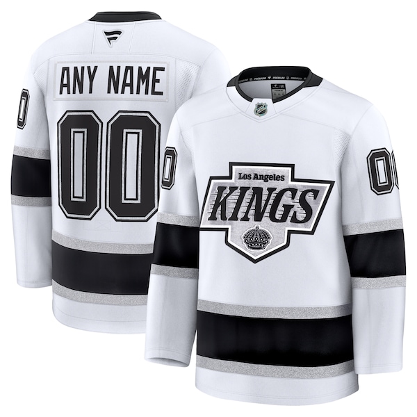 Los Angeles Kings  Away Premium Custom Jersey - White/Black