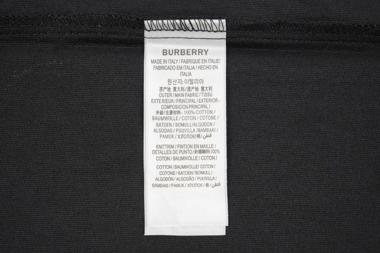 Burberry Black Large Check Pocket Crewneck T-Shirt product photo from LabelPicks