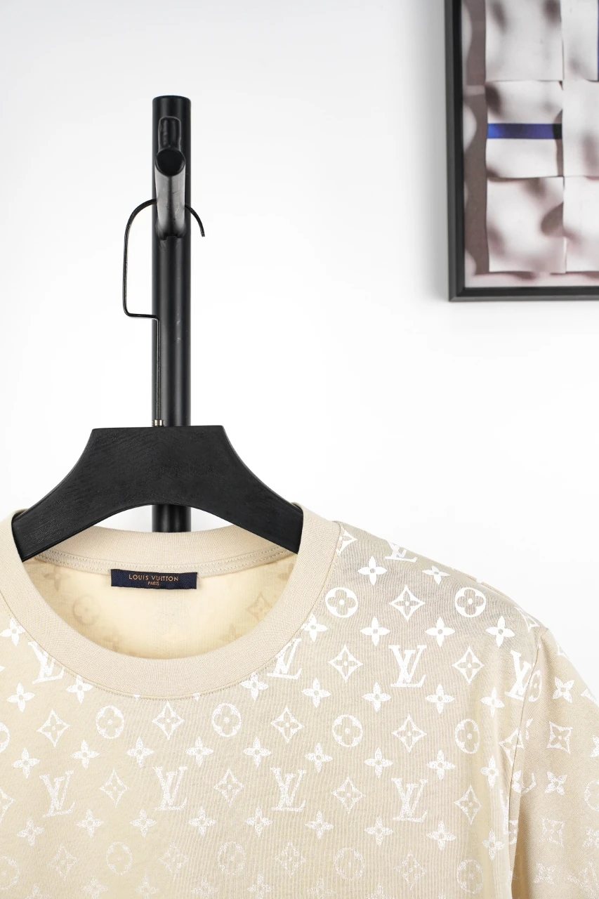 Louis Vuitton Beige Upper Gradient Monogram Print T-Shirt product photo from LabelPicks