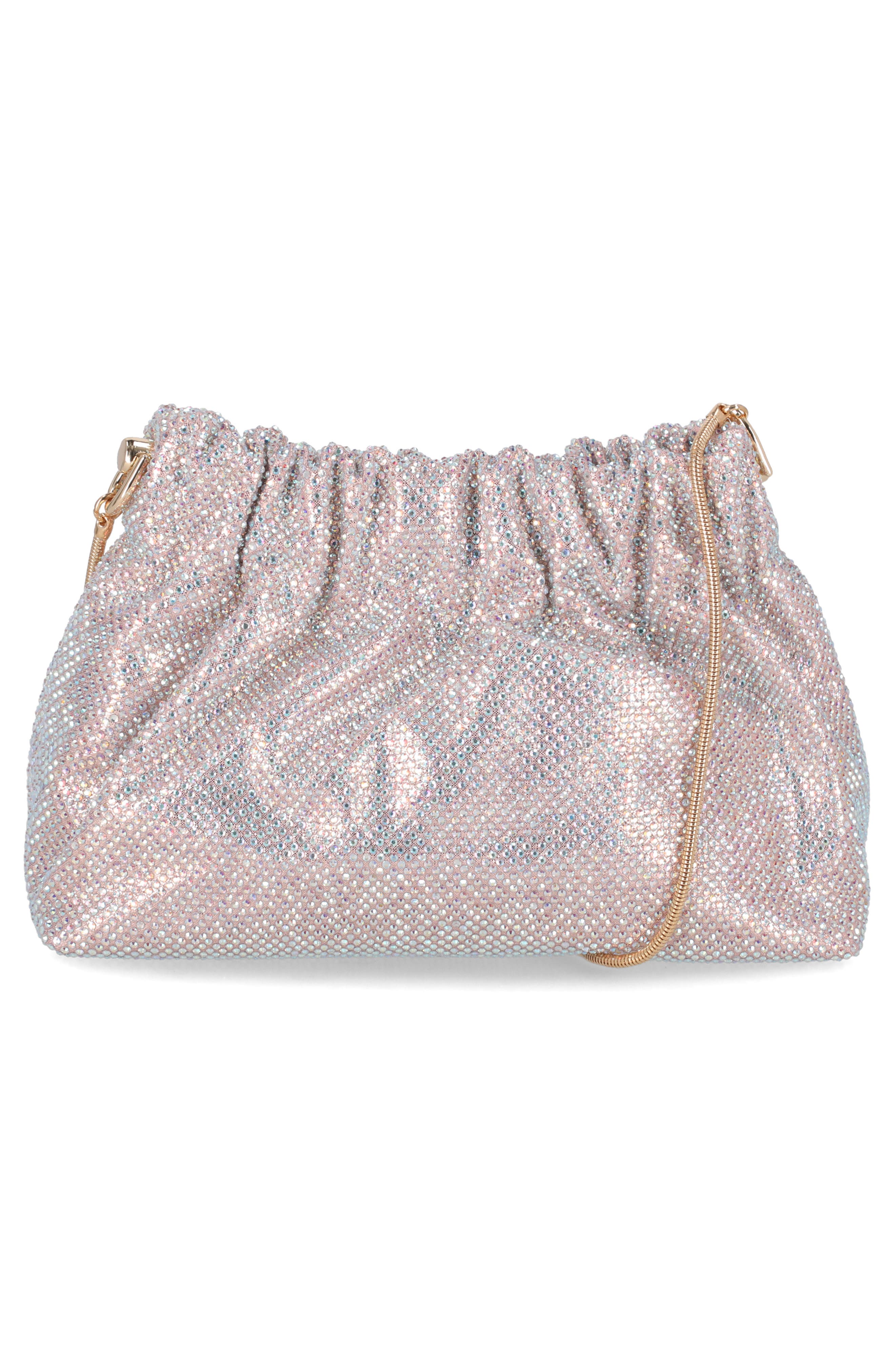 Jessica McClintock Leann Crystal Embellished Clutch