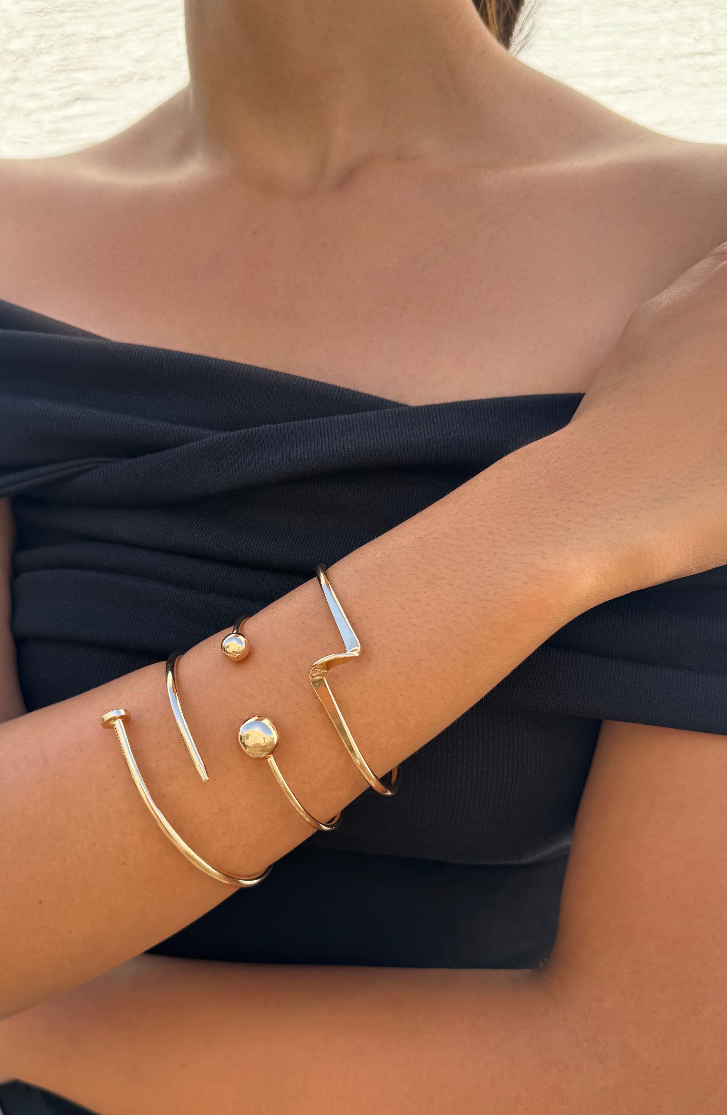 Adornia Set of 3 Cuff Bracelets