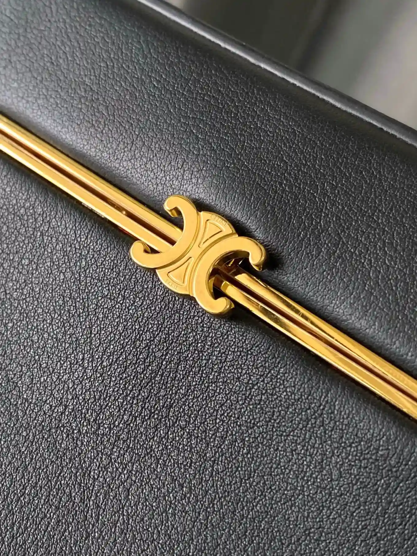 Celine Black Triomphe Top Handle Bag product photo from LabelPicks