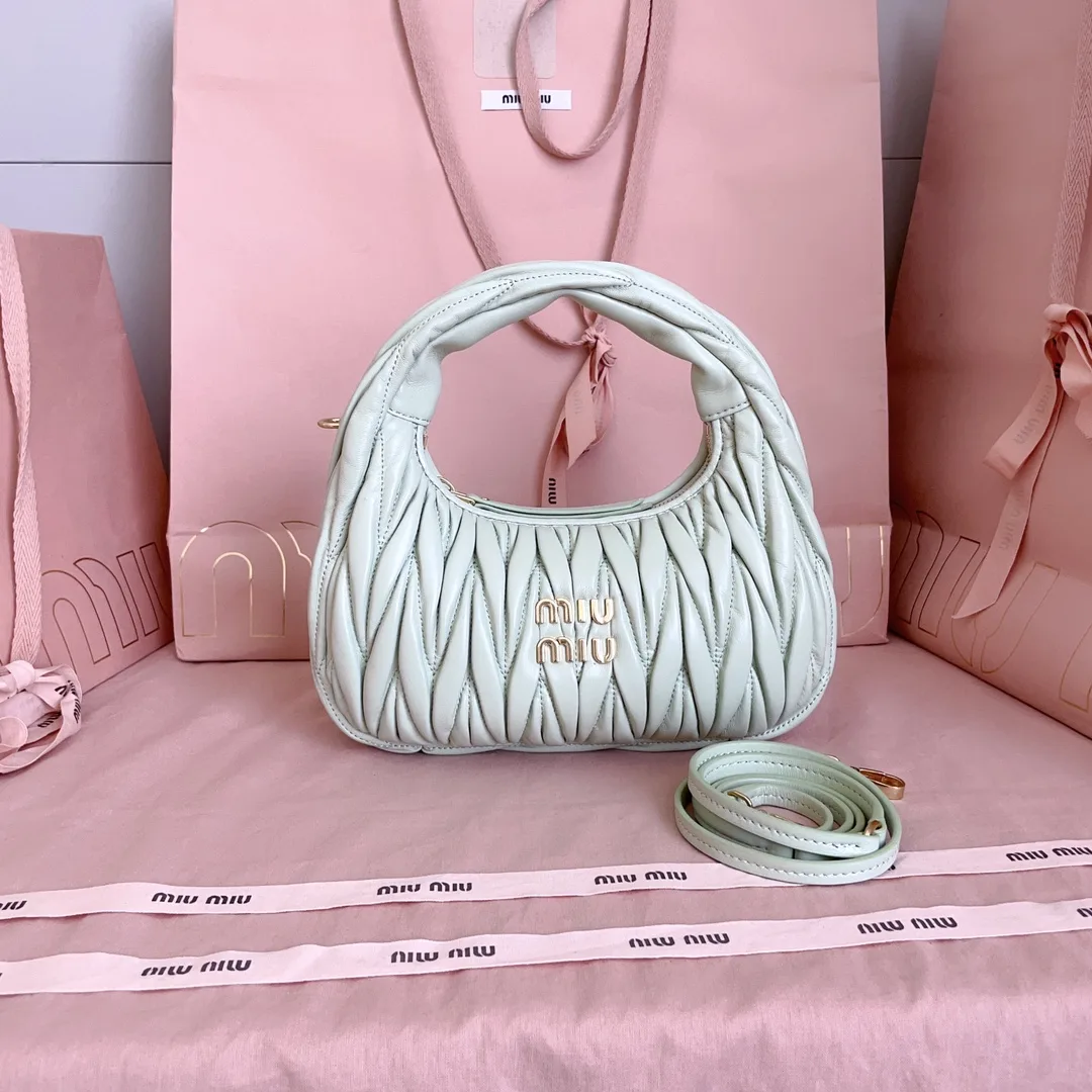 Miu Miu Matelasse Lambskin Shoulder Bag product photo from LabelPicks