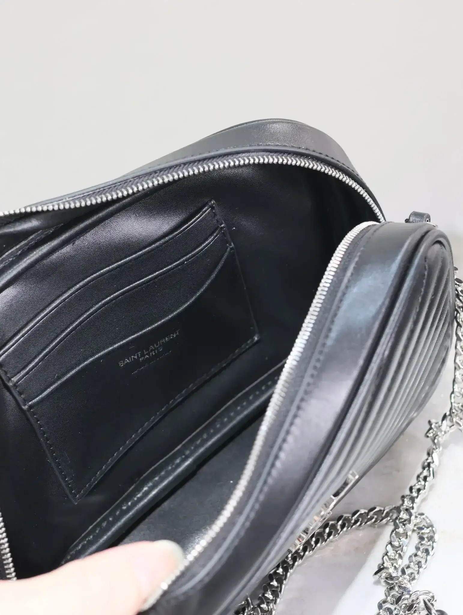 Saint Laurent Calfskin Crossbody Bag product photo from LabelPicks