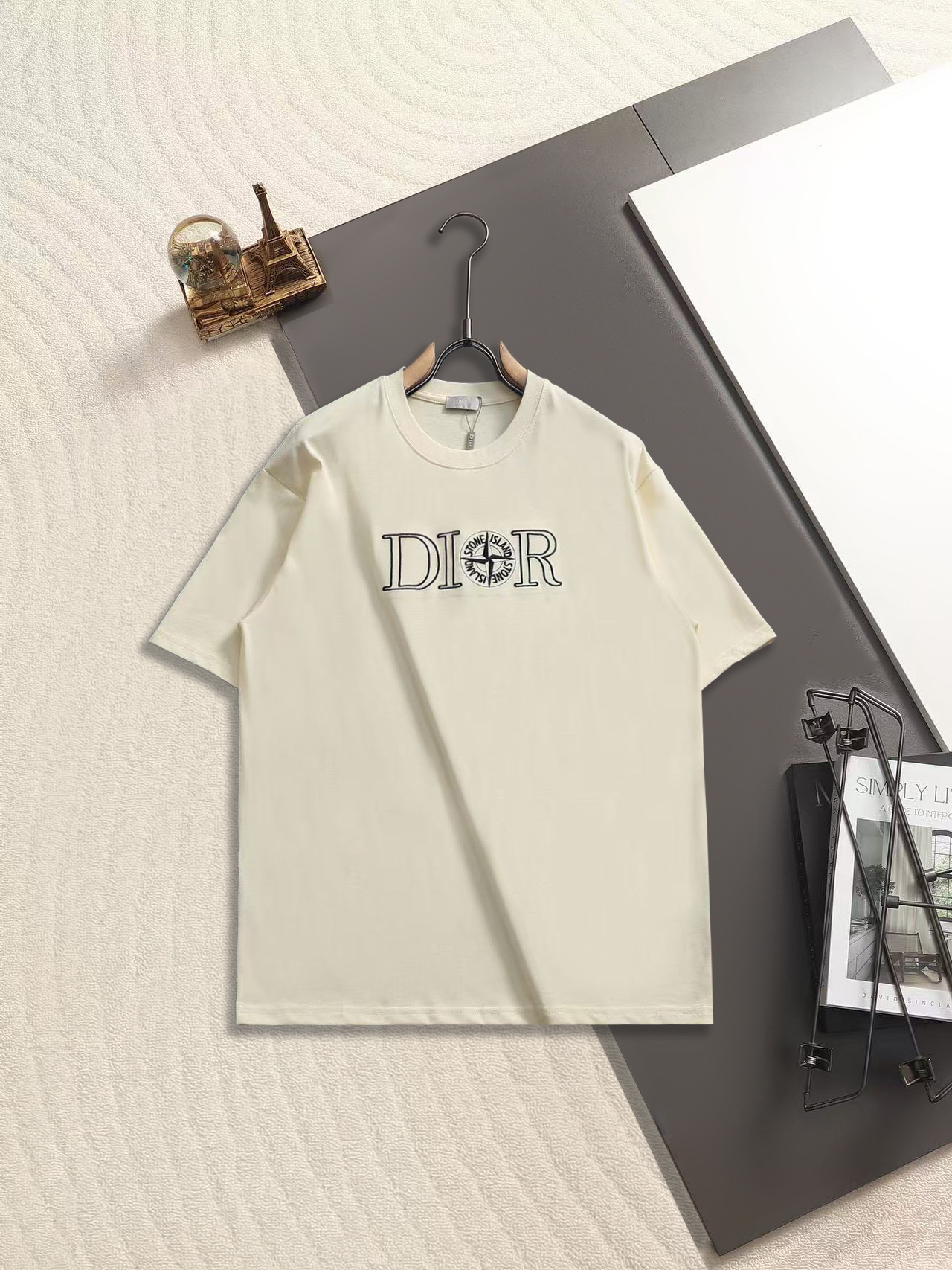 0529 Classic letter prints t-shirt