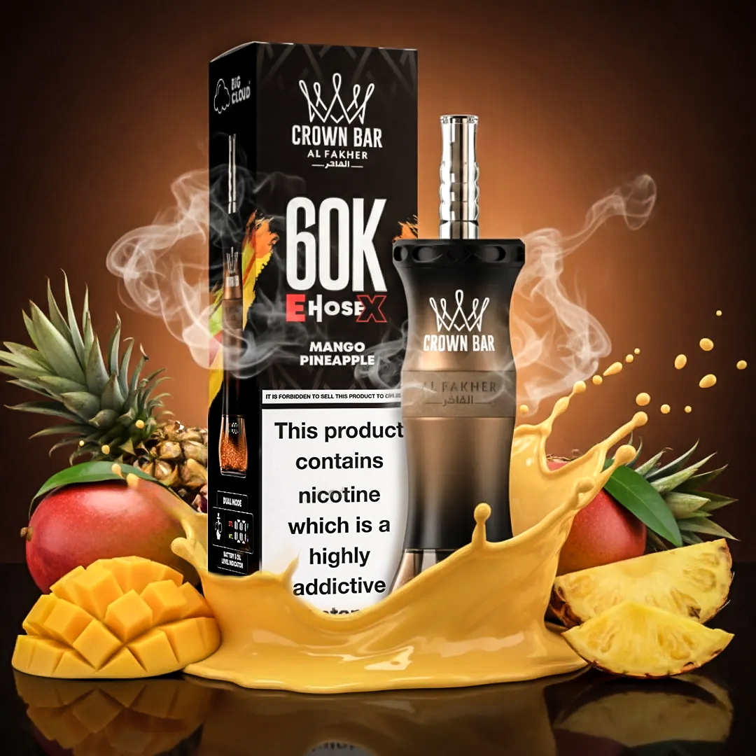 Al Fakher Crown Bar E Hose X 60K Disposable Vape (5%, 60000 Puffs)