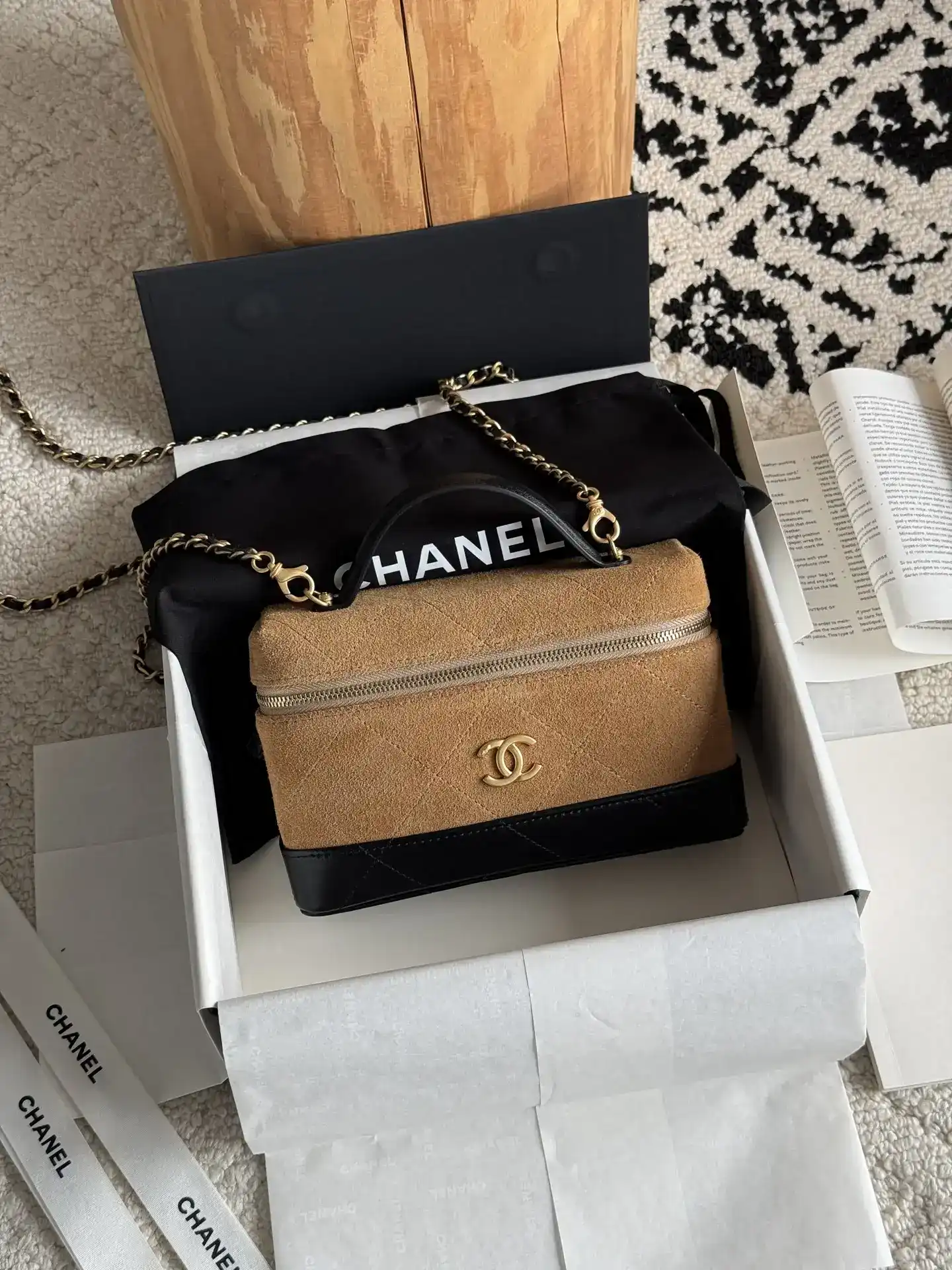Chanel Quilted Leather Top Handle Bag product photo from LabelPicks