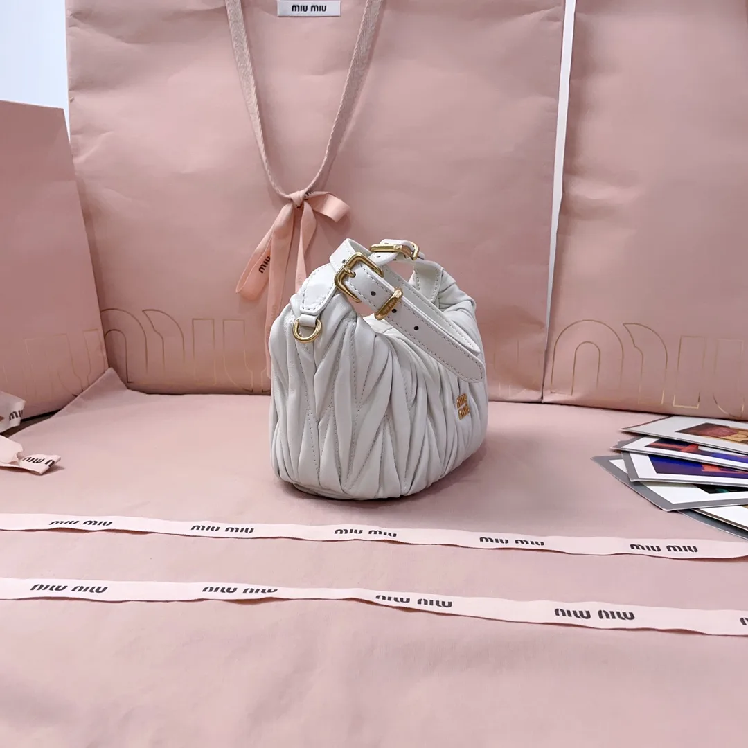 Miu Miu Matelasse Satin Shoulder Bag product photo from LabelPicks