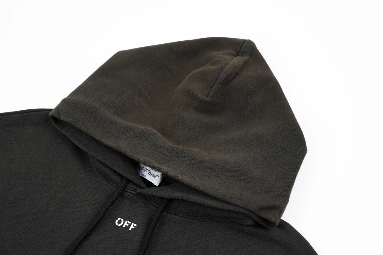 Off-White Black Saint Matthew and Angel Graphic Hoodie product photo from LabelPicks