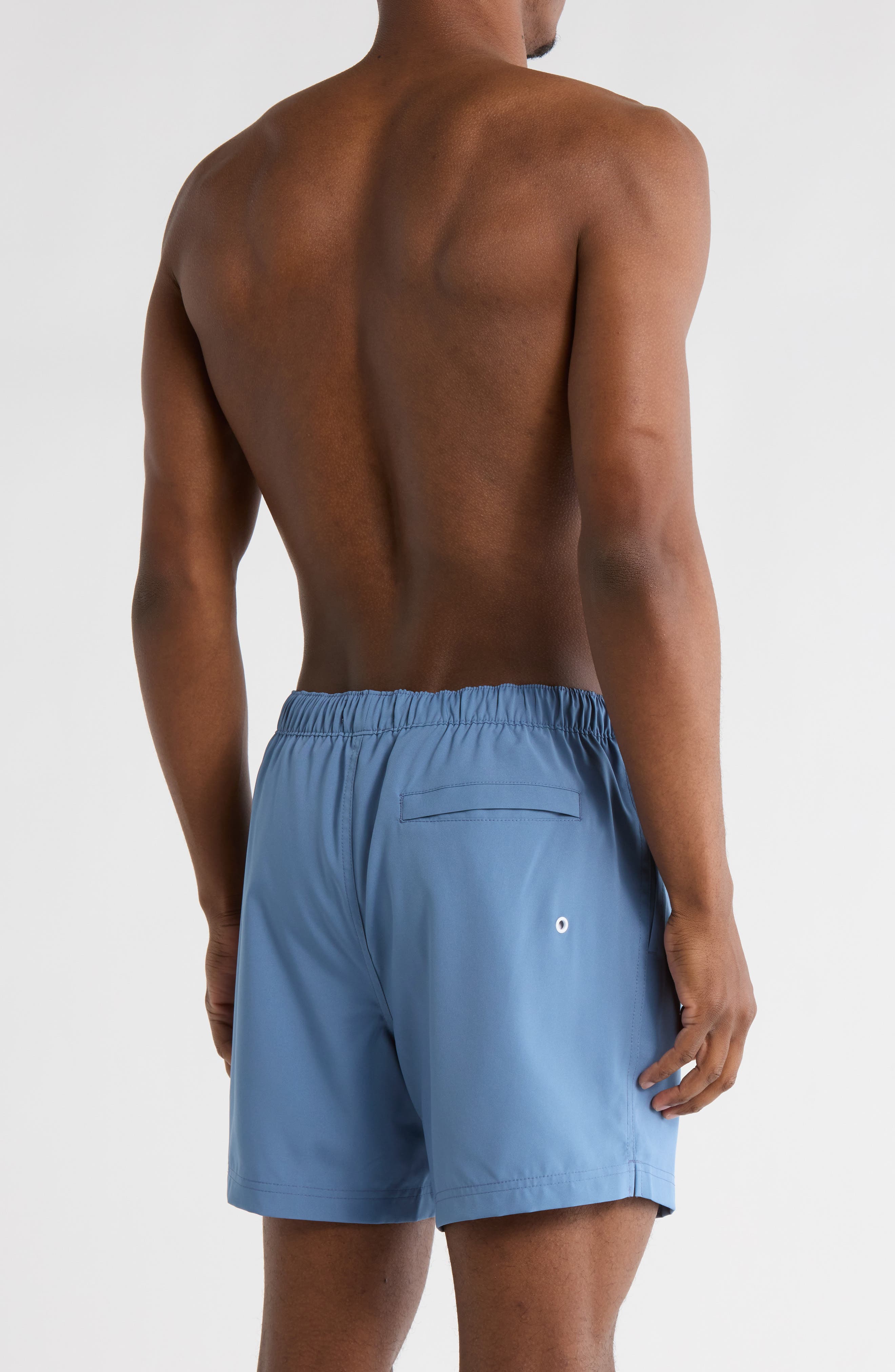 Original Penguin Solid 5-Inch Swim Trunks