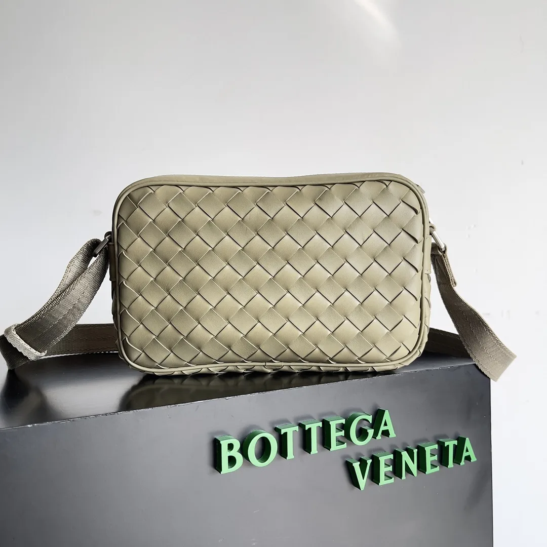 Bottega Veneta Intrecciato Woven Leather Crossbody Bag product photo from LabelPicks