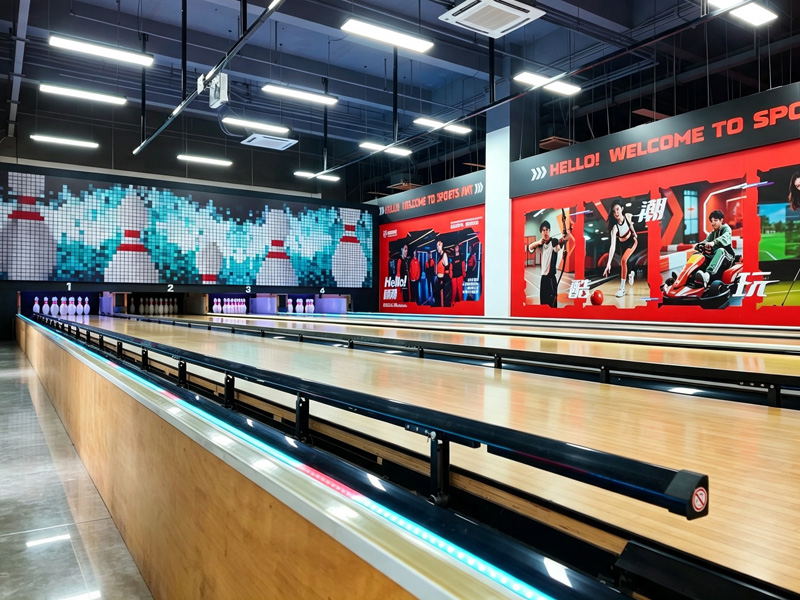 Automatic Bumper Rails of Bowling Lane