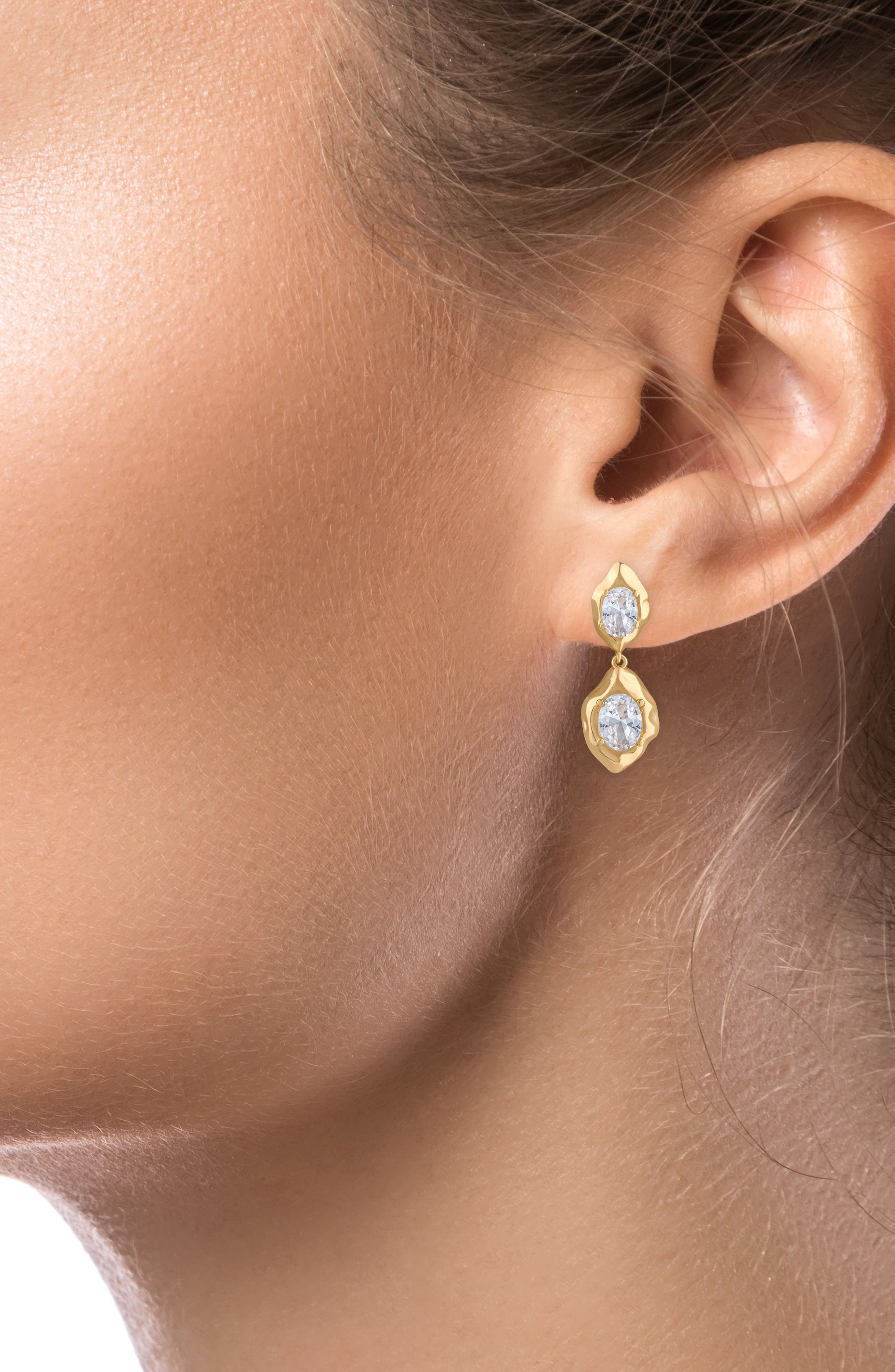 JARDIN Abstract Crystal Drop Earrings (Nordstrom Exclusive)